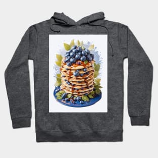 pancakes with blueberries Hoodie